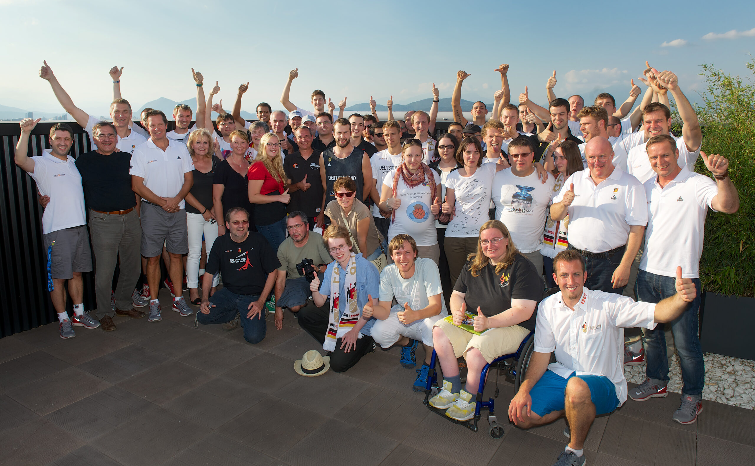 Basketball Ljubljana 07.09.2013
Eurobasket 2013
Europameisterschaften der Herren
Vorrunde
Fantreff der Deutschen Nationalmannschaft mit den Fans
Foto: Camera4